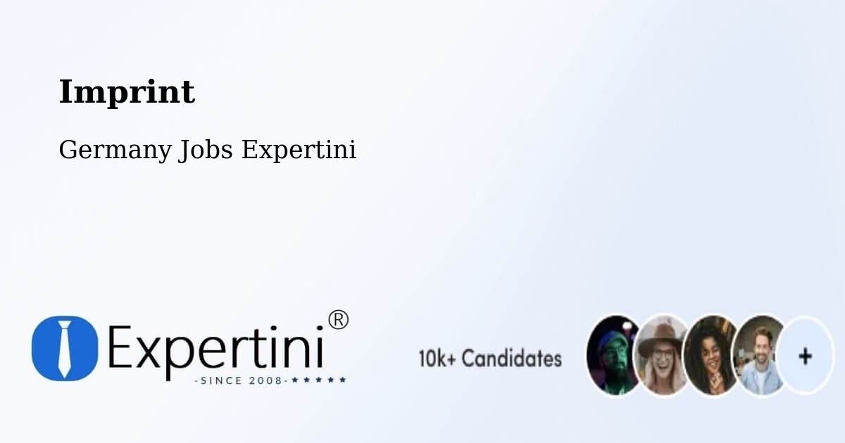 Imprint – Eichstätt - Germany Jobs Expertini