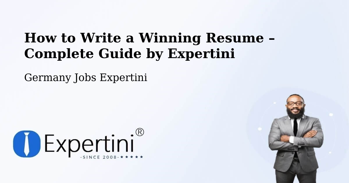 Resume Writing Guide for Job Seekers – Eichstätt - Eichstätt, Germany Jobs Expertini